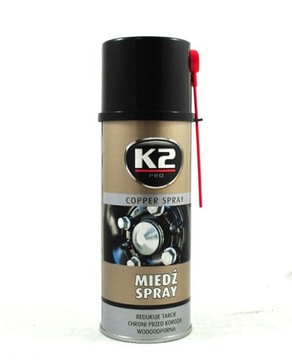 K2 MIEDŹ W SPRAYU SMAR MIEDZIANY 400ML MIEDŹ SPRAY