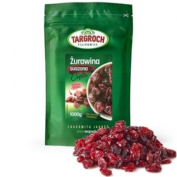 Żurawina suszona cięta 1 kg Targroch