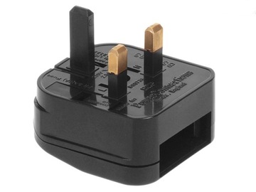 Wtyczka adapter przejściówka angielska PL EU na UK