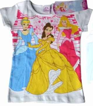 Księżniczki Princess bluzka biała 92-98cm Disney