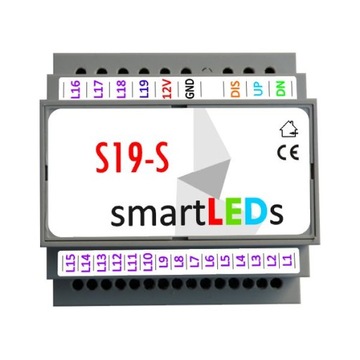 SET Лестничный контроллер WAVE LED smartLEDs S19-S +2 датчика движения ALFA