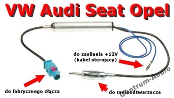 АНТЕННЫЙ СЕПАРАТОР Fakra Усилитель VW Audi Seat Skoda Renault Citroen