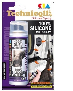 SMAR SILIKONOWY 100% spray 50 ml - TECHNICQLL