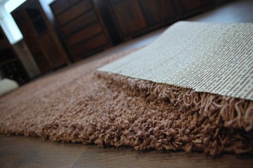 LUZCZOW КОВРЫ SHAGGY RUG 120 коричневый ^*Q1546