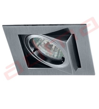 Передвижной квадратный галогенный светильник для LED INOX