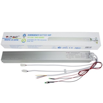 Moduł zasilanie awaryjne panel LED 4Ah 3h lampa