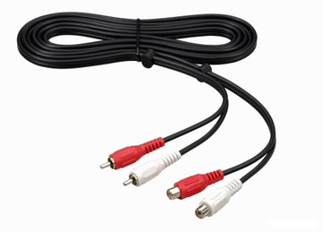 THOMSON PRZEDŁUŻACZ 2 x cinch (RCA) 2,5m