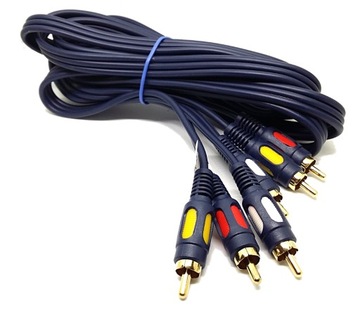 Przyłącze kabel CHINCH 3x RCA 1,5m