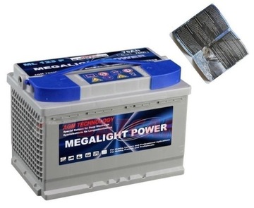 Akumulator AGM MEGALIGHT 75 Ah