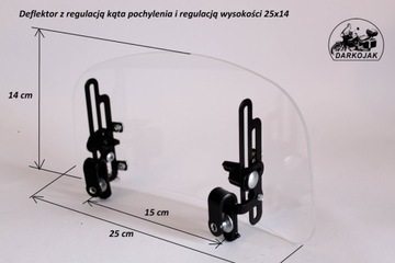 РЕГУЛИРУЕМЫЙ УЗКИЙ ДЕФЛЕКТОР, ТЕМНЫЙ ДЫМ