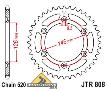 Zestaw napęd-owy Suzuki DRZ 400 E 2000-07r O-Ring