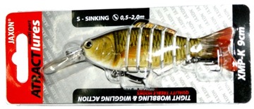 Jaxon wobler łamany tonący 9cm MSK090G zan.0,5-2m