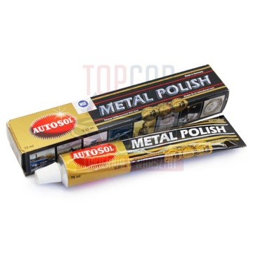 AUTOSOL METAL POLISH 75мл ПОЛИРОВАЛЬНАЯ ПАСТА ДЛЯ МЕТАЛЛА