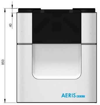 Рекуператор AERIS next 600 L VV ST ERV