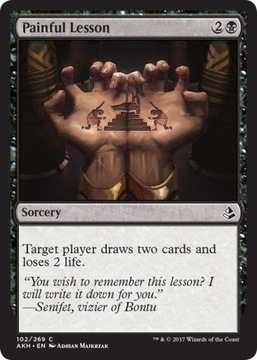 MTG 4x Painful Lesson
