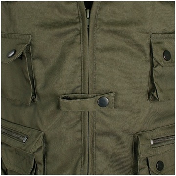 фото ориг. №8, Miles-tec vest fishing hunting sleeveless olive left