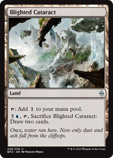 MTG 2x Blighted Cataract (Uncommon)