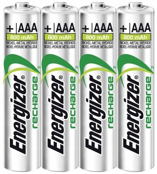 4x AKUMULATORKI ENERGIZER EXTREME AAA R03 800mAh