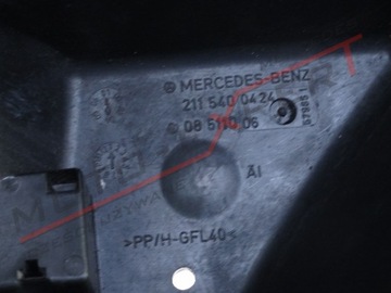 MERCEDES E TŘÍDA W211 POUZDRO KRYT KOMPUTERU