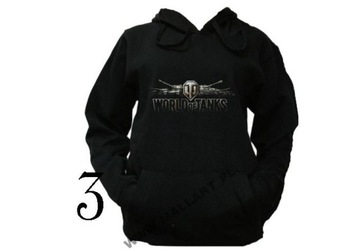 BLUZA KAPTUR World of Tanks CZOŁGI WZORY