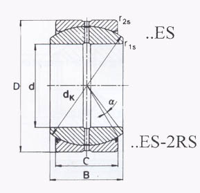 ПОДШИПНИК Скольжения GE 30 ES 2RS 30x47x22 GE30ES2RS