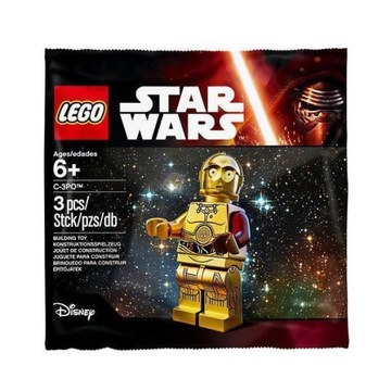 УНИКАЛЬНАЯ ФИГУРКА C-3PO LEGO STAR WARS BRICKS C-3PO