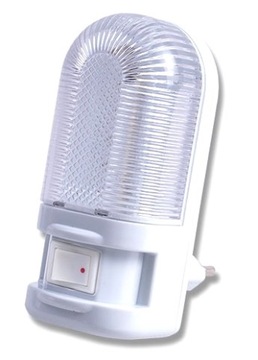 LAMPKA LAMPA NOCNA LED SIECIOWA DO GNIAZDKA 1W