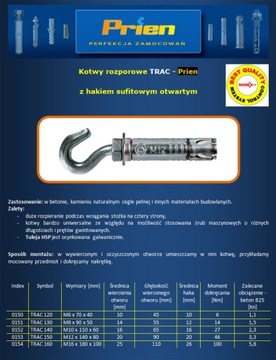 Анкер Анкеры Анкеры с потолочным крюком M12 NOBEX