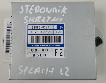 SUZUKI SPLASH 12 1.2 16V STEROWNIK SKRZYNI AUTOMAT