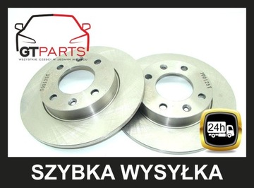 Tarcze x2 + klocki BERLINGO XSARA 307 PARTNER TYŁ