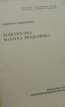 ELEKTRYCZNA MASZYNA BRAJLOWSKA Brajl Braille