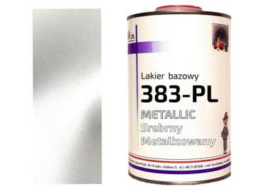 Lakier Bazowy SREBRNY JASNY METALIK 383 FELGI 0,5L