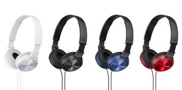 Наушники Sony MDR-ZX310, разные цвета, складные.