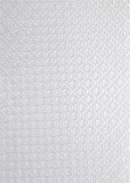 Papier perłowy biały tłoczone róże 18x25 5szt.