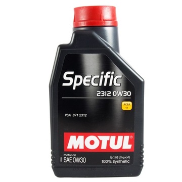 MOTUL OIL 0W30 1л SPECIFIC 2312 PSA DPF C2 ОРИГИНАЛ