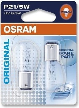 Żarówka OSRAM P21W/ 5W 12V 21/ 5W x2