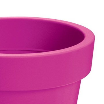 фото ориг. №5, Flowerpot prosperplast 16 centimeters x 16 x 14, 5 centimeters diameter 16 centimeters plastic shades of orange