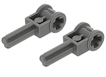 LEGO 4210665 6553 łącznik ciemnoszary - 2szt