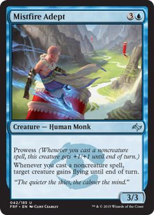 MTG 4x Mistfire Adept (Uncommon)