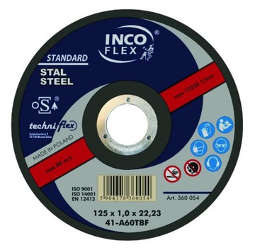 TARCZA DO CIĘCIA METALU STALI 400x4,0x32 INCO FLEX