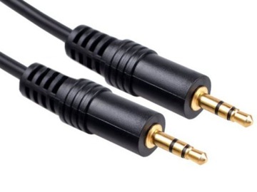 Kabel przewód Jack 3,5 - Jack 3,5 GOLD - 1,8m