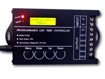 Kontroler programowalny LED USB 5 kanałów 5CH 5x4A