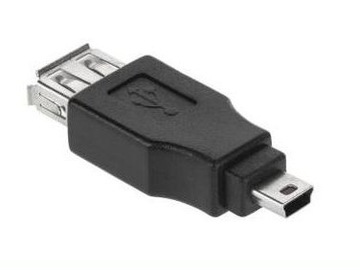 Adapter przejściówka ( gniazdo USB A - wtyk MINI USB )