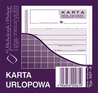 DRUK Karta Urlopowa 2/3 A6 507-6 MICHALCZYK