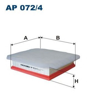 FILTR VZDUCHU FILTRON AP072/4 OPEL MERIVA B