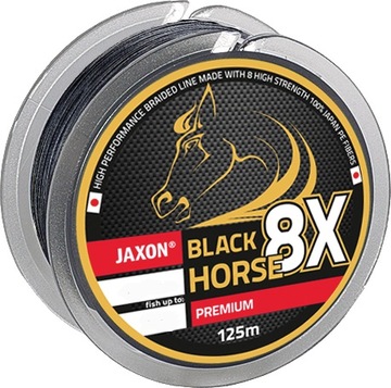 PLECIONKA JAXON BLACK HORSE PREMIUM x8 0,22/125m