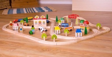 BIGJIGS WOODEN RAILWAY TOWN 101 EL BJT015