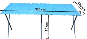 ТОРГОВЫЙ СТОЛ 300х100 БАЗАР ЯРМАРКА РЫНОК РЫНОК СИЛЬНЫЙ