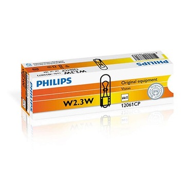 Philips Żarówki W2,3W Vision +30% więcej światła