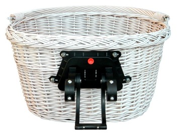 Плетеная корзина для велосипеда BIKE CLICK, WHITE